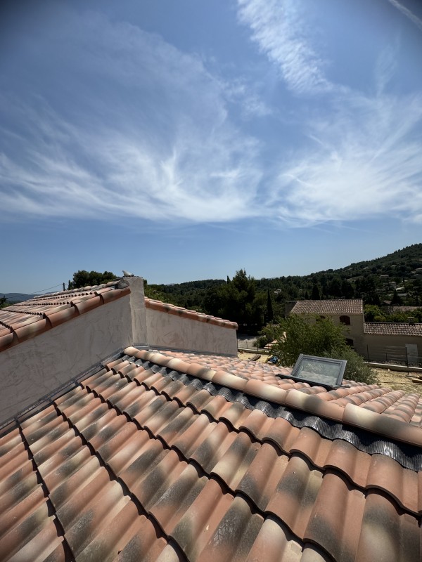 Réalisation d'une charpente apparente 